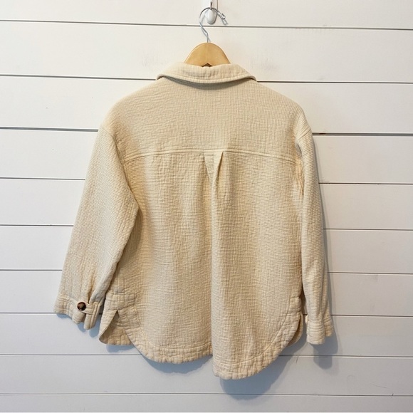 Madewell Women’s Waffleback Branner 100% Cotton Shirt Jacket Size Medium - Picture 7 of 14